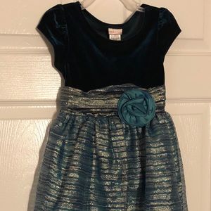 Girl’s teal dress